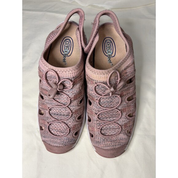 Orthofeet Laguna Orthopedic Shoes Bungee Lock-Laces Pink  Size 9 B Women - Picture 1 of 6